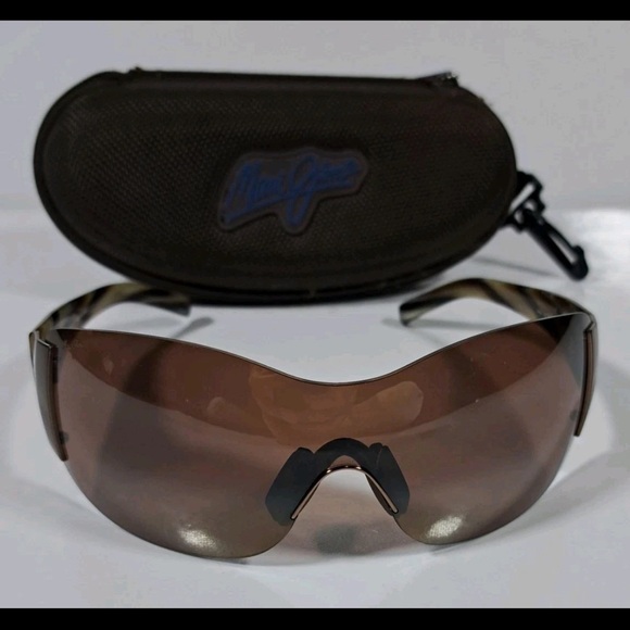 Maui Jim KULA MJ-514-23 Metallic Copper & Bronze Wrap 136-110 Sunglasses - Picture 1 of 15